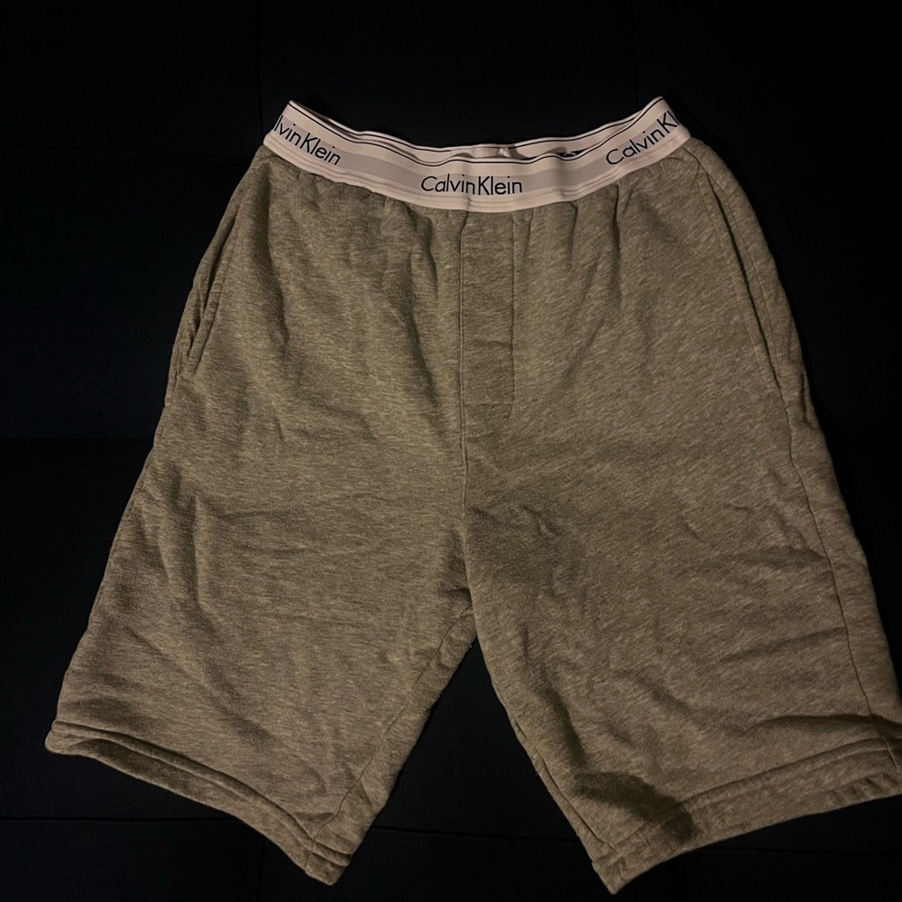 Calvin Klein Men's Athletic Shorts in Gray